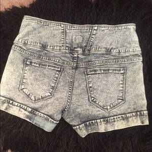 Jean mid rise shorts