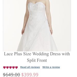 David's Bridal Wedding Gown *MakeAnOffer*