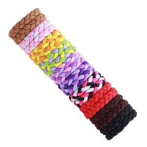 Accessories 20 Counts Stretchy Braided Hair Band Hair Ties
