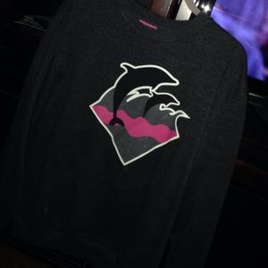 Pink dolphin crew neck