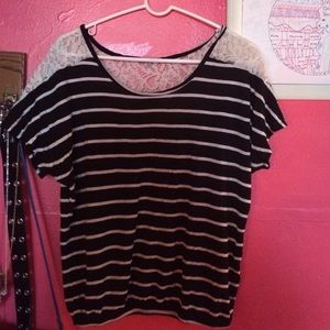 Charlotte Roos black-and-white shirt