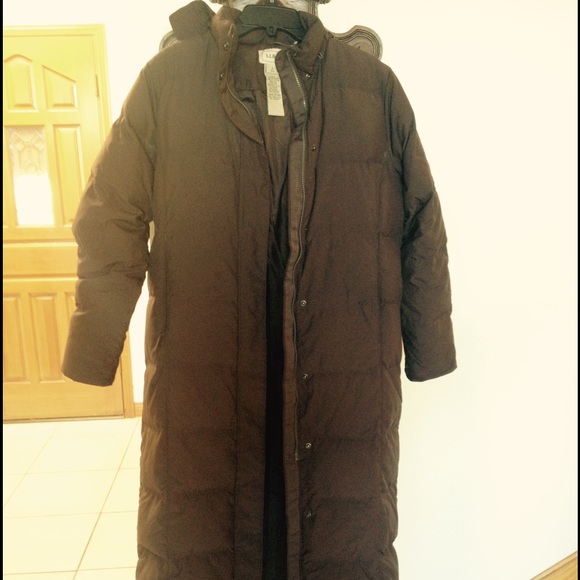 LL Bean brown winter coat