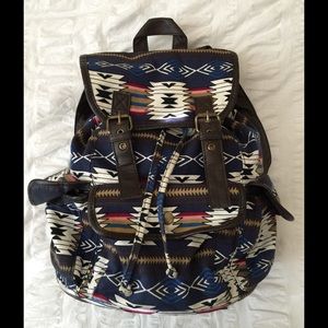 Mossimo Aztec/Tribal Print Backpack