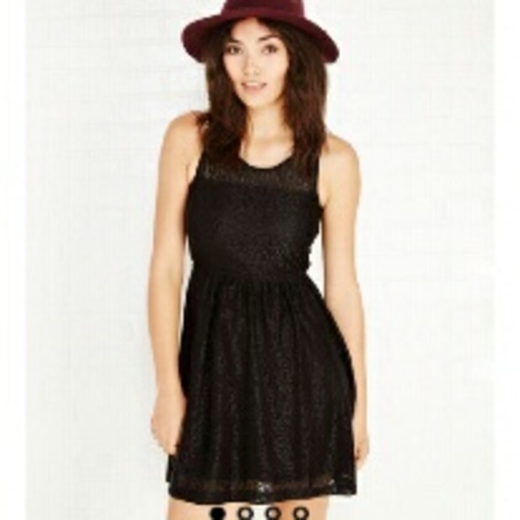 Tonal leopard print fit &  flare dress