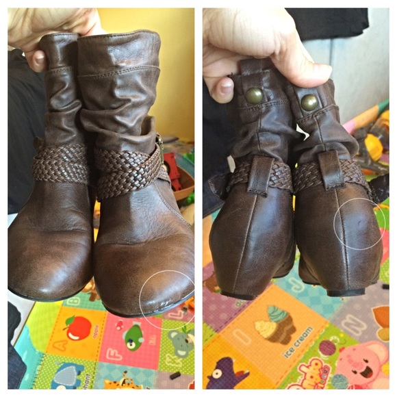 ❌SOLD❌ Slouch hidden wedge bootie. - Picture 3 of 4