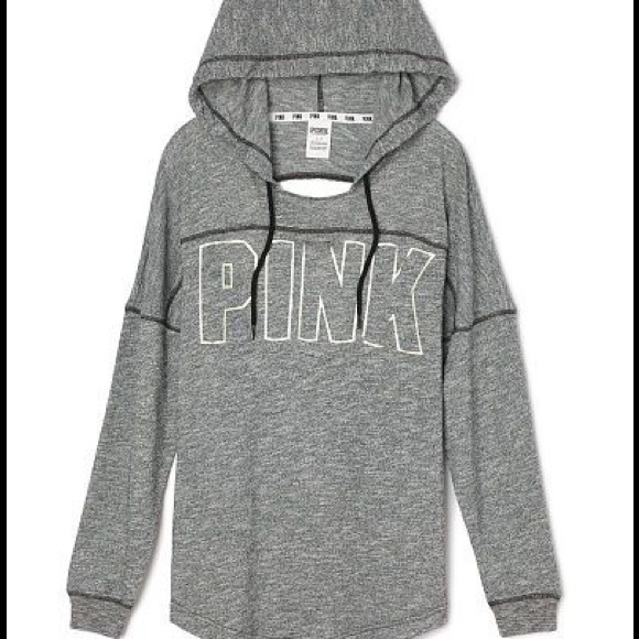 VS Pink open back hoodie