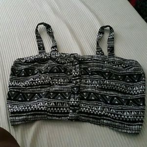 Aztec crop top