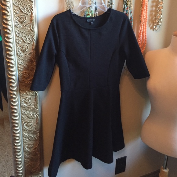 Topshop black mini dress