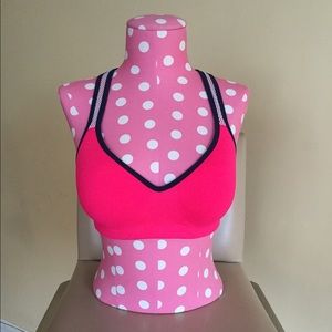 PINK padded sports bra