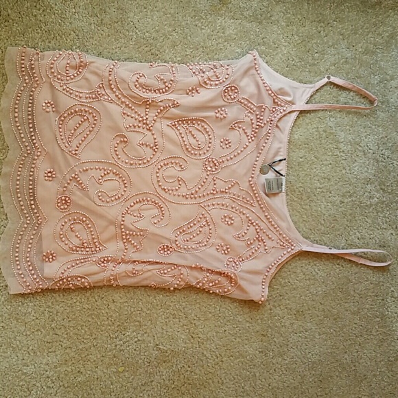 BKE Boutique beaded top