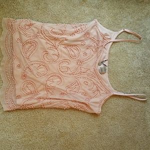 BKE Boutique beaded top