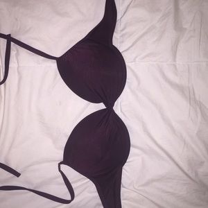 Victoria's Secret maroon bathing suit top