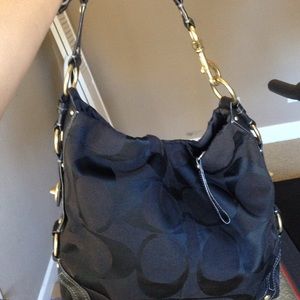 Coach black purse large