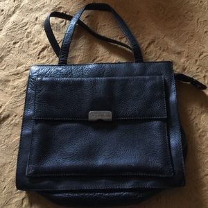 Black mini briefcase