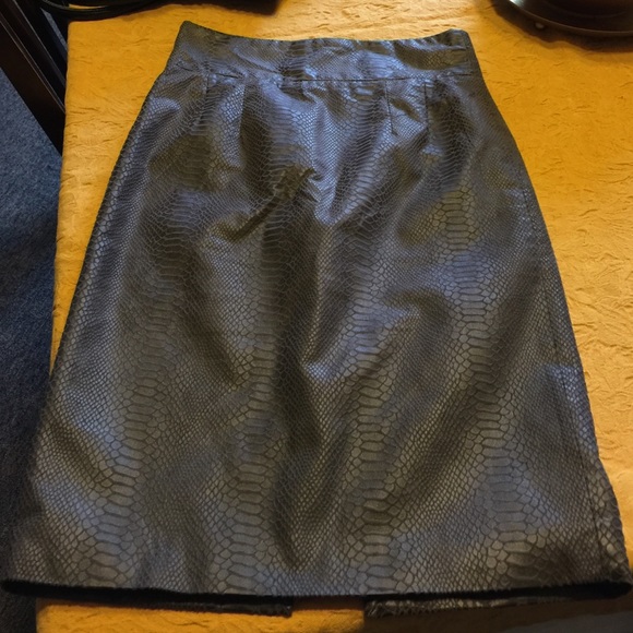 Zara faux lizard skirt