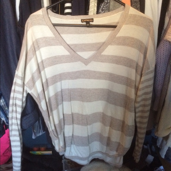 Express striped sweater