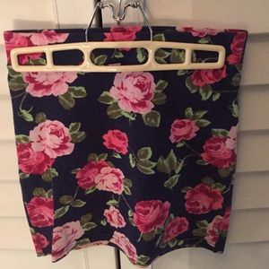 Floral Bodycon Skirts