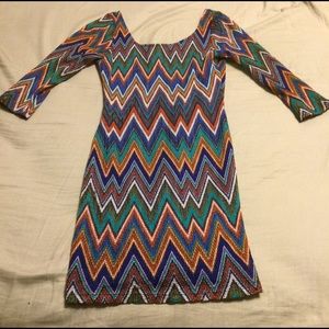 Windsor patterned mini dress