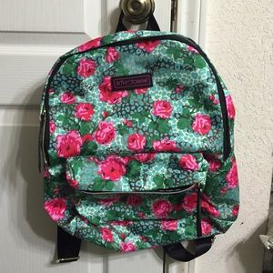 BJ floral backpack.