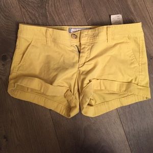Yellow shorts
