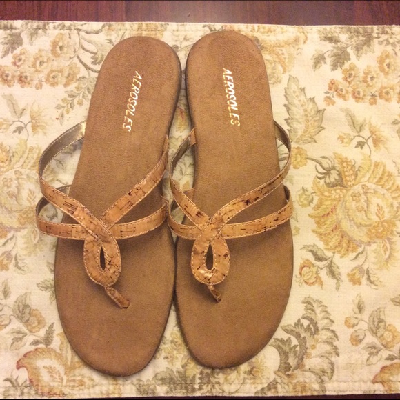 Aerosoles Size 9 Thong Sandals