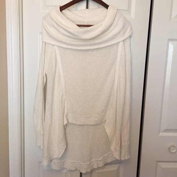 Free People boat neck knit sweater