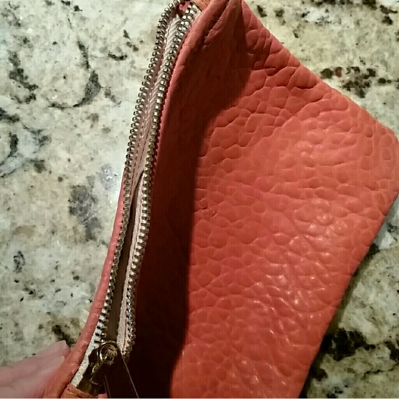 American apparel leather carry all pouch orange - Picture 2 of 3