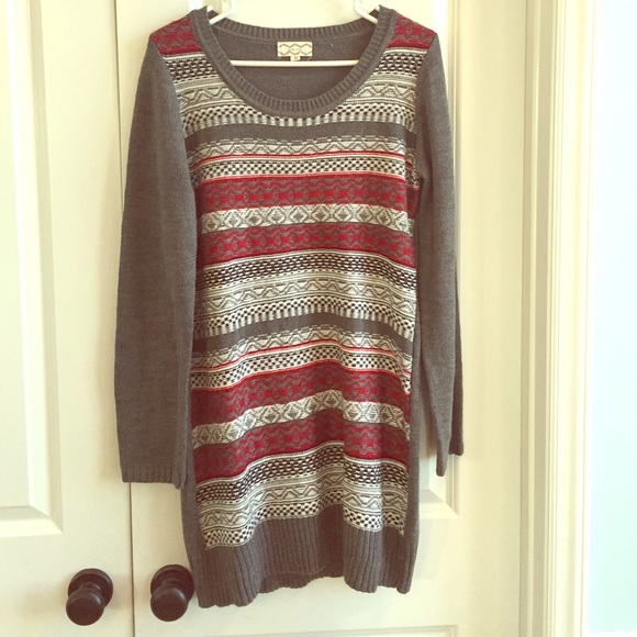 Pink rose size Xl sweater dress