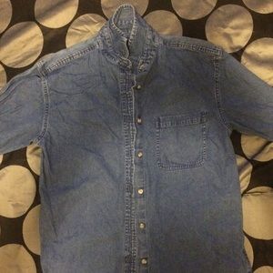 Oversized Denim Shirt