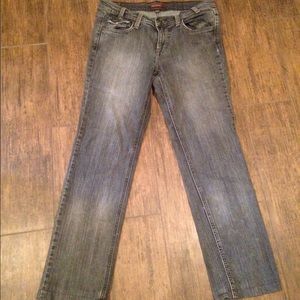 HOT KISS Grey Fitted Jeans Size 9 Waist 30 Long