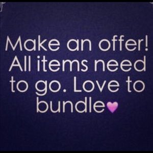 Make your offers! ❣