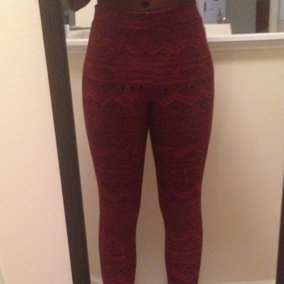 Black and Red jeggings