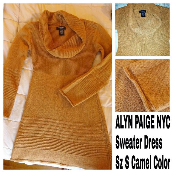 Alyn Paige NYC Cowl neck Sweater Dress - Small
