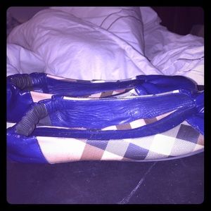 Burberry slip on flats