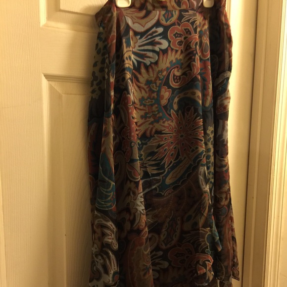Beautiful 2X flowing skirt from Coldwater Creek