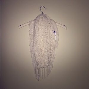Fringe Knit Scarf