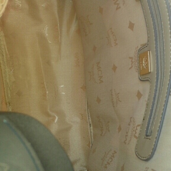 Mcm backpack beige