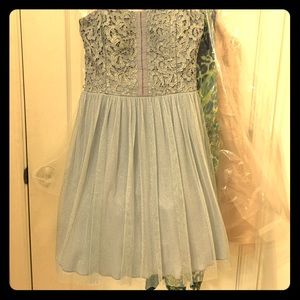 Spaghetti strap juniors semi-formal dress. Size 9