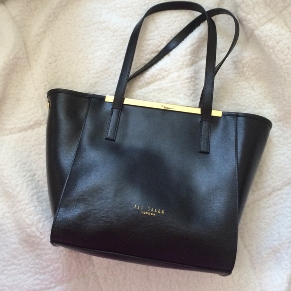 Ted baker classic black mini tote