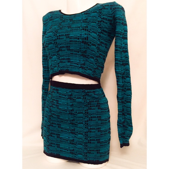 Crop Top and Mini Skirt Set