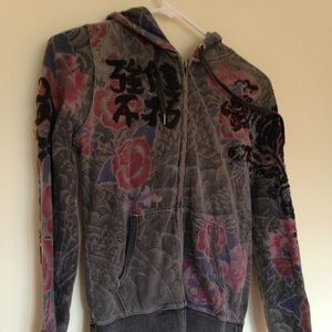 Funky Lucky Brand embroidered jacket