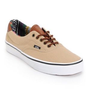 Women's tan canvas vans