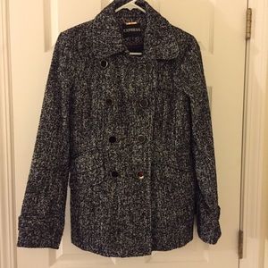 Express Double Breasted Peacoat