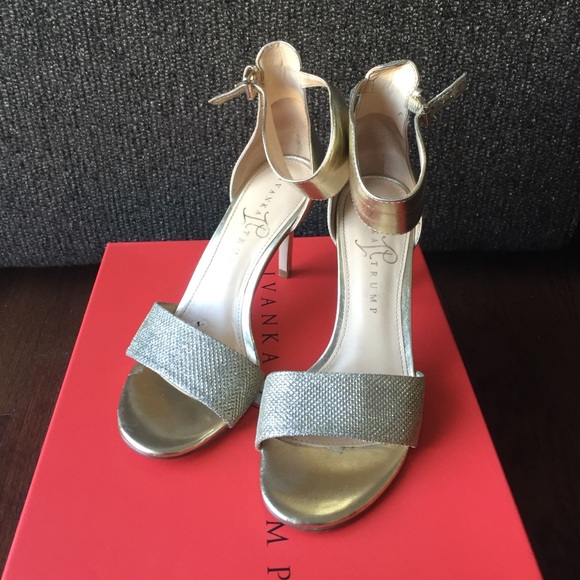 Ivanka Trump heels gold size 6 great condition - Picture 3 of 4