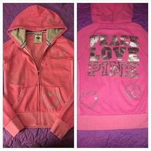 VS Pink bling zip up!💎💕