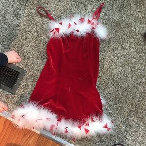 Fredericks of Hollywood Santa dress.