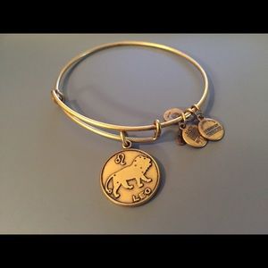 Alex and Ani "Leo" bracelet in gold