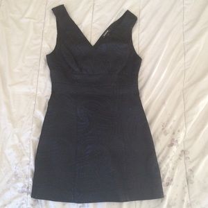 Jacquard sleeveless cocktail dress