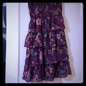 Floral halter dress