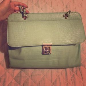 Street Level seafoam green handbag